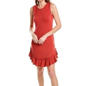 MAX STUDIO Women's Sleeveless Ruffled Hem Mini Dress size S